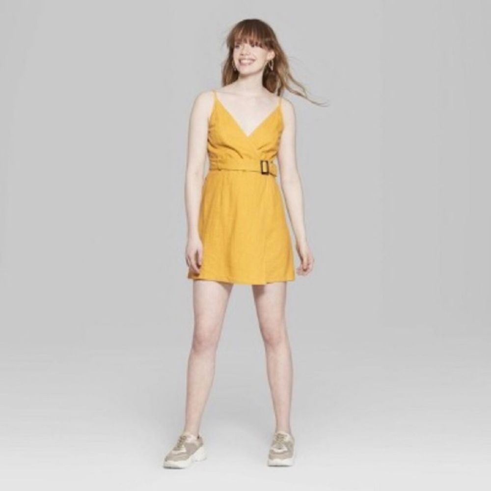 Wild Fable Tank Dress A-Line X-Small Orange